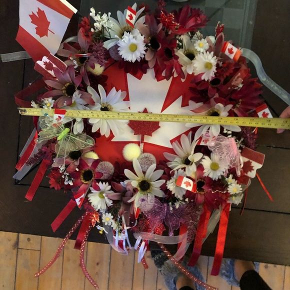 Canada day wreath - Picture 4 of 6